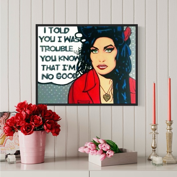 24x30 AMY WINEHOUSE POP ART - Picture 7 of 8